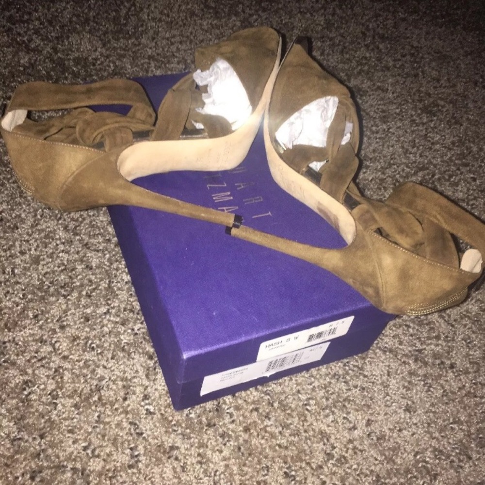 💯 Auth BNWT Jimmy Choo Kemble Sue Knotted Heels - Picture 6 of 8